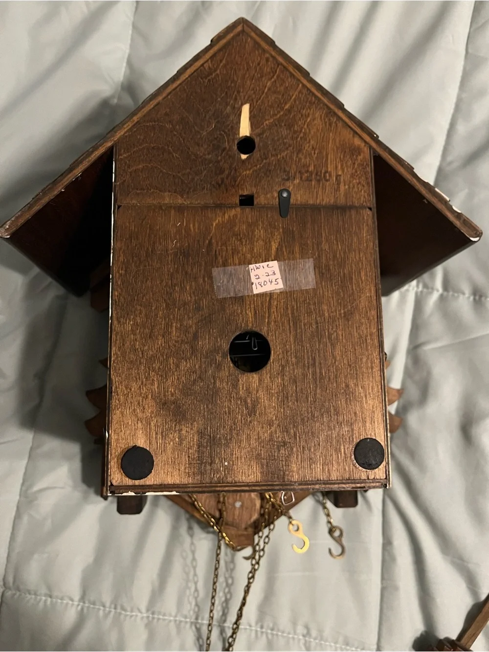 Cuendet Swiss Musical Black Forest Chalet Cuckoo Clock - Great Condition